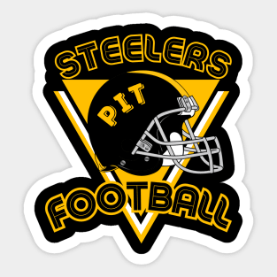 Pittsburgh Football Vintage Style Sticker